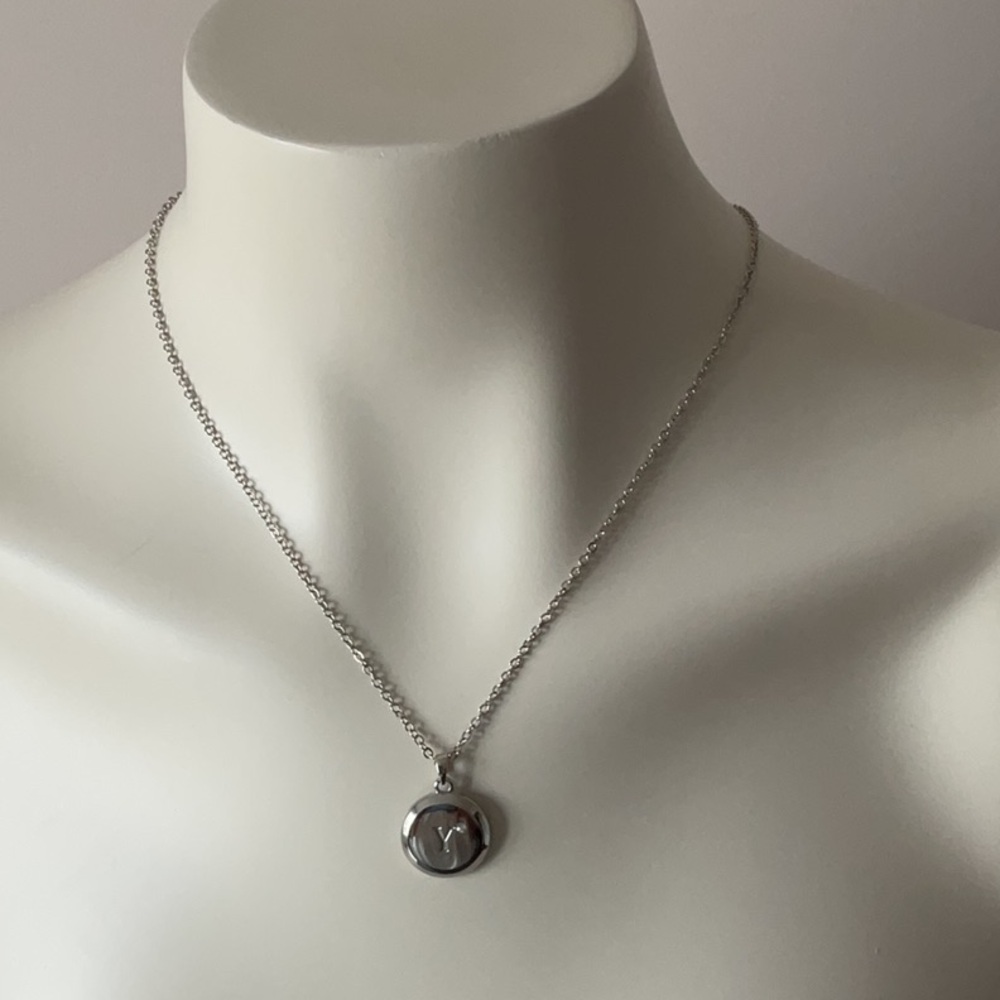 Q U X Y Monogram Necklace